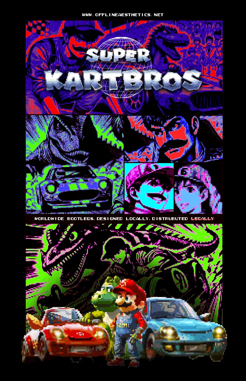 super kart bros poster