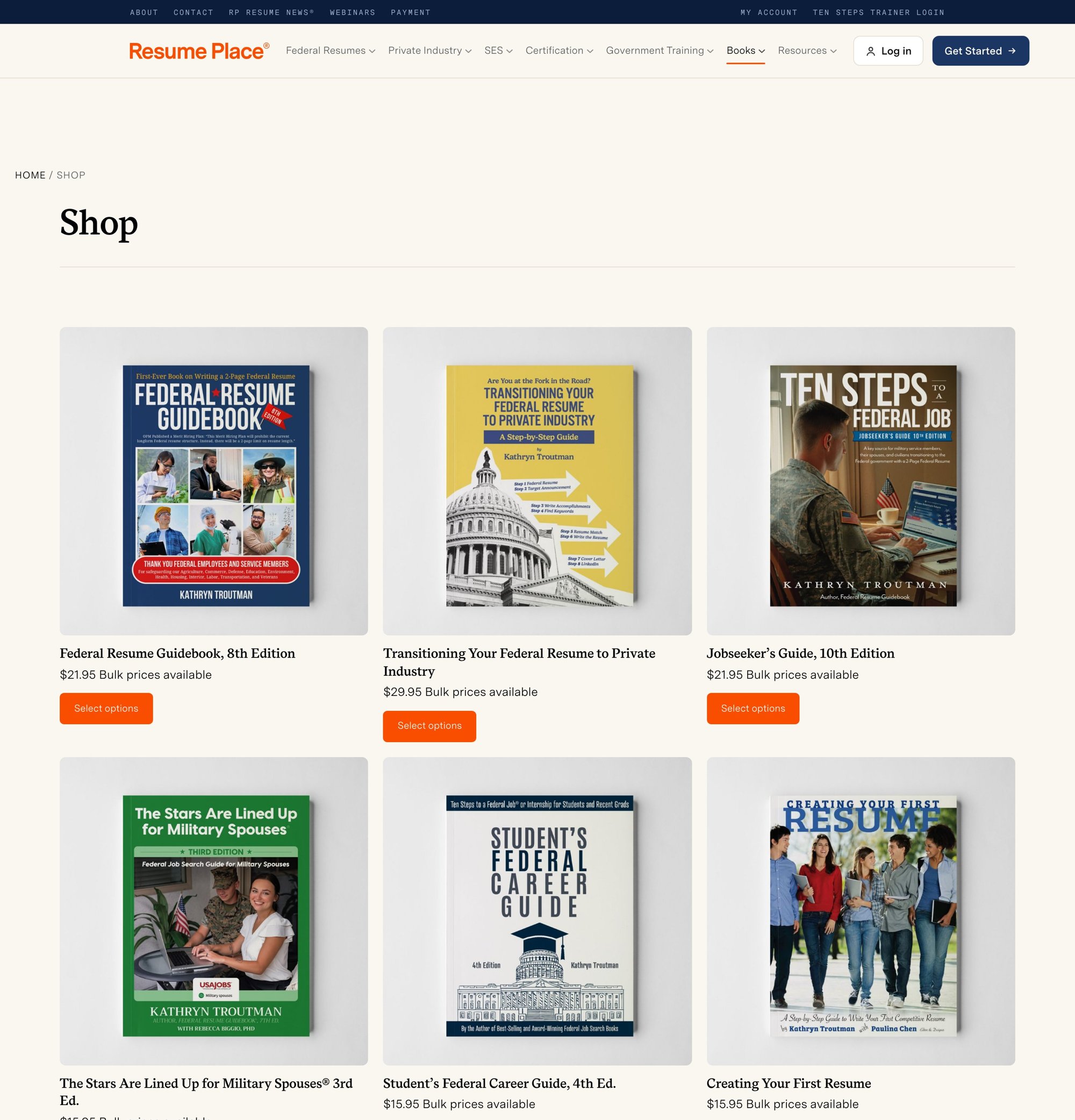 Shop: the Ten Steps books and guides, with bulk prices